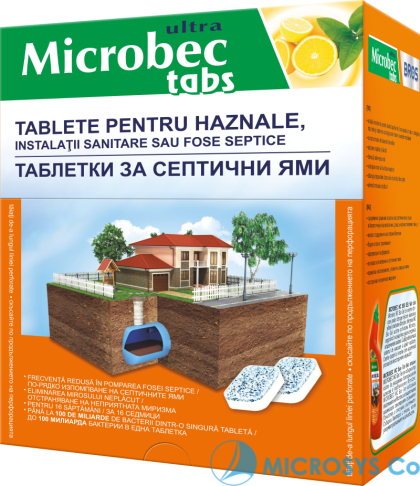 Таблетки за септични ями 20гр BROS MICROBEC BS 391 